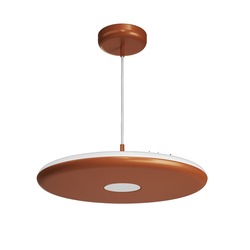 OSMONT ZET60594 ZETA ST2 PF závěsné plastové svítidlo terakota / bílá IP40 4000 K 38W LED