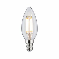 PAULMANN LED svíčka 4,5 W E14 čirá teplá bílá 286.11 P 28611