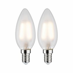 PAULMANN LED svíčka 3 W E14 mat teplá bílá 2ks-sada 286.36 P 28636