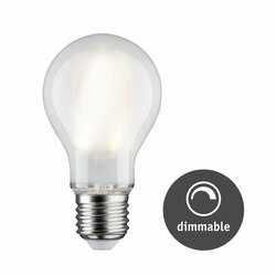 PAULMANN LED Filament žárovka bílá/mat 9W E27 neutrální bílá stmívatelné 288.15