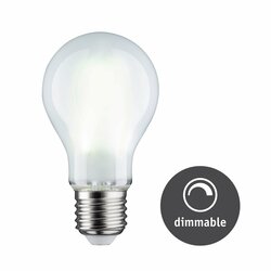 PAULMANN LED Filament žárovka bílá/mat 9W E27 denní bílá stmívatelné 288.16