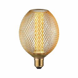 PAULMANN Kovic Glow Standard 230V LED Globe E27 Spiral 4,2W 1800K mosaz 290.89