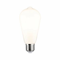 PAULMANN Klasická White LED žárovka ST64 E27 7W 2700K stmívatelné opál