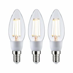 PAULMANN Eco-Line Filament 230V LED svíčka E14 3x2,5W 3000K čirá