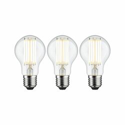 PAULMANN Eco-Line Filament 230V LED žárovka E27 3ks-sada 5W 3000K čirá