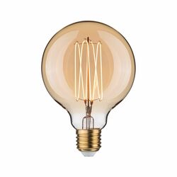 PAULMANN Rustic Shine Standard 230V LED Globe E27 Filament I-Form 4,2W 1800K stmívatelné zlatá