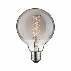 PAULMANN Rustic Shine Standard 230V LED Globe E27 Filament S-Form 4,2W 1800K stmívatelné kouřové sklo