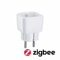 PAULMANN Zásuvka Smart Home Zigbee Smart Plug pro Euro- a Schuko-zástrčku bílá