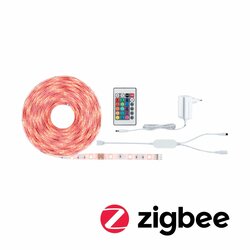 PAULMANN SimpLED LED Strip Smart Home Zigbee RGB kompletní sada 5m 20W 30LEDs/m RGB 24VA 705.34