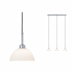 Paulmann závěsné svítidlo Parana 3-ramenné bílá/chrom mat bez zdroje světla, max. 60W GU10 709.25 P 70925
