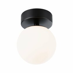 PAULMANN Selection Bathroom LED stropní svítidlo Gove IP44 3000K 230V 5W černá mat/satén