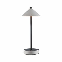 PAULMANN Mobilní stolní lampa Pellini CCT 2W černá mat/béžová