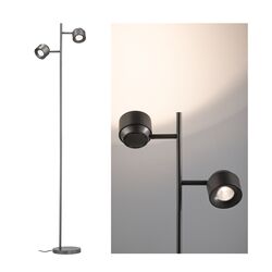 PAULMANN LED stojací svítidlo 3-krokově-stmívatelné Puric Pane 2700K 2x2,2W titanová