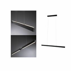 PAULMANN LED závěsné svítidlo s bezdotykovým ovládáním Aptare 2700K 16,5W černá stmívatelné