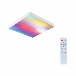 PAULMANN LED Panel Velora Rainbow dynamicRGBW hranaté 295x295mm 1420lm RGBW bílá