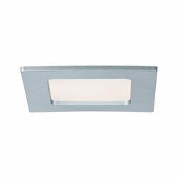 Paulmann Vestavný panel LED hranaté 6W 2700K Chrom mat IP44 920.79 P 92079