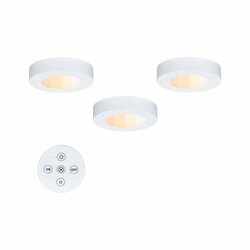 PAULMANN LED podskříňkové svítidlo Batuno 3x2,1W 70mm 230/24V bílá