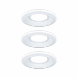 PAULMANN LED vestavné svítidlo Sormus 3ks sada IP65 kruhové 100mm 3x4,8W / 1,5W / 230V 3000K bílá