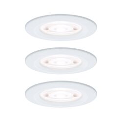 PAULMANN LED vestavné svítidlo Nova GU10 Flat nevýklopné IP44 3x4,9W 230V 4000K bílá mat
