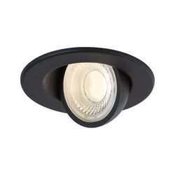 PAULMANN LED vestavné svítidlo Zina IP65 5W / 8W 230V stmívatelné 2700 - 4000K černá mat