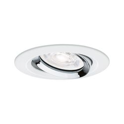 PAULMANN LED vestavné svítidlo Nova Plus GU10 Flat IP65 93mm 4,9W 230V stmívatelné 4000K bílá mat/chrom