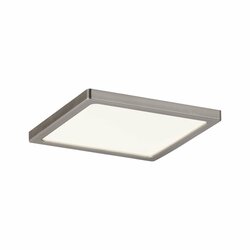 Paulmann LED vestavný panel Areo IP44 hranaté 120mm 8W nikl mat stmívatelné 929.40 P 92940