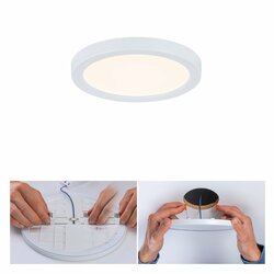 PAULMANN LED vestavné svítidlo Areo VariFit IP44 kruhové 118 6,5W 3.000K bílá 930.31