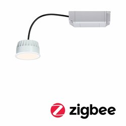 PAULMANN LED Modul vestavné svítidlo Smart Home Zigbee teplá bílá Coin kruhové 50mm Coin 6W 470lm 230V 2700K satén