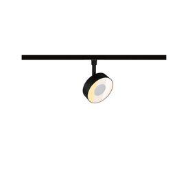 PAULMANN URail lištový spot 3-krokové-stmívatelné Circle 5W 2700 - 4000K stmívatelné 230V černá mat