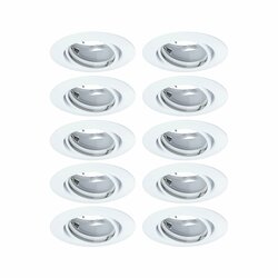 PAULMANN Vestavné svítidlo LED Base kruhové max. 10x10W GU10 bílá 934.00