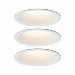 PAULMANN Vestavné svítidlo LED Cymbal 3x6,5W bílá mat proti oslnění stmívatelné 934.19 P 93419