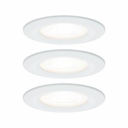 PAULMANN Vestavné svítidlo LED Nova kruhové 3x6,5W GU10 bílá mat nevýklopné 934.42 P 93442