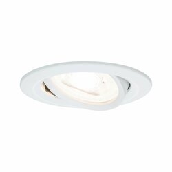 PAULMANN Vestavné svítidlo LED Nova kruhové 1x6,5W GU10 bílá mat výklopné 3-krokové-stmívatelné 934.66 P 93466