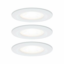 PAULMANN Vestavné svítidlo LED Nova kruhové 3x6,5W GU10 bílá mat nevýklopné 3-krokové-stmívatelné 934.78 P 93478