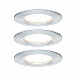 PAULMANN Vestavné svítidlo LED Nova kruhové 3x6,5W hliník broušený nevýklopné 3-krokové-stmívatelné 934.98 P 93498