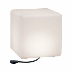 Paulmann Plug&Shine světelný objekt Cube IP67 3000K 24V délka hrany 30cm 941.81 P 94181