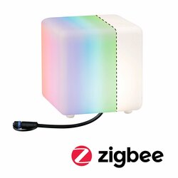 PAULMANN Plug & Shine ZigBee RGBW světelný objekt Cube 2,8W 24V 942.68