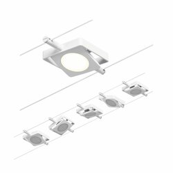 PAULMANN LED lankový systém MacLED základní sada 5x4,5W 3000K 230/12V bílá/chrom