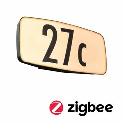 PAULMANN LED domovní číslo a svítidlo Smart Home Zigbee Sheera soumrakový senzor neláká hmyz IP44 276x73mm CCT 6,5W 230V antracit umělá hmota