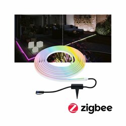PAULMANN Plug &amp; Shine LED pásek Smart Home Zigbee Smooth IP67 RGBW 39W bílá