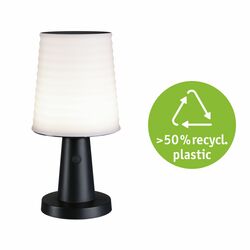 PAULMANN Solární LED stolní lampa Ilanga IP44 2700K antracit