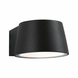 PAULMANN LED venkovní nástěnné svítidlo Capea pohybové čidlo neláká hmyz IP44 96x153mm CCT 6W 230V 98° černá hliník