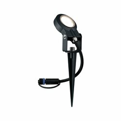 PAULMANN Plug & Shine LED bodové zahradní světlo Sting spot neláká hmyz IP67 2200K 6,3W antracit