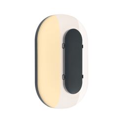 PAULMANN LED venkovní nástěnné svítidlo Elunor IP65 podlouhlé 122x212mm 2200 - 4000K 18,5W 230V antracit/bílá polykarbonát