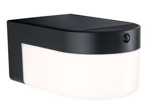 PAULMANN Hybrid LED venkovní nástěnné svítidlo Calyne domovní 230V + solární IP44 145x229mm 3000K 2,3W 230V černá