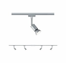 PAULMANN URail sada Pure II matný chrom bez zdroje světla max. 4x10W GU10 968.96 P 96896