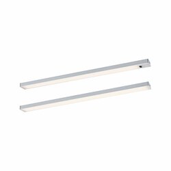 PAULMANN LED podskříňkové svítidlo Inline 2ks sada 2x4W 350x26mm 24V matný chrom čidlo