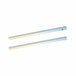 PAULMANN LED podskříňkové svítidlo Inline 2ks sada 2x4W 350x26mm 24V matný chrom CCT čidlo