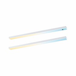 PAULMANN LED podskříňkové svítidlo Inline 2ks sada 2x4W 350x26mm 24V bílá mat CCT čidlo