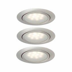 Paulmann Zápustné svítidlo do nábytku Set LED 3x1W 12VA 230/12V 65mm 998.12 P 99812